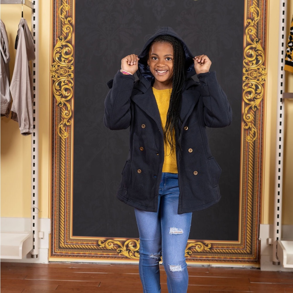Girls Peacoat